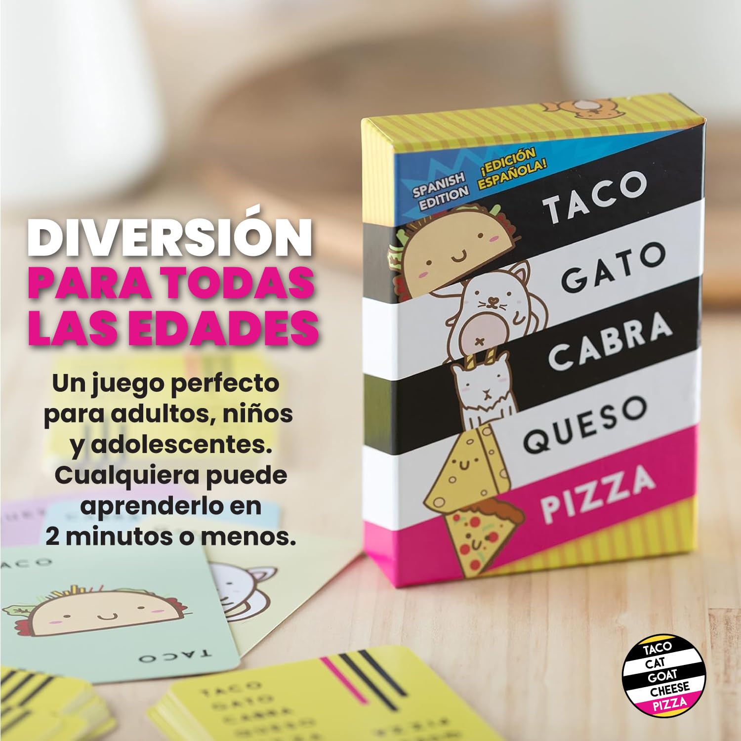 Amazon | タコスキャット ヤギ チーズ ピザ スペイン語版 ワイルドに